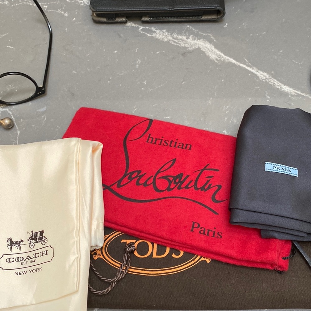 One of each dust bags